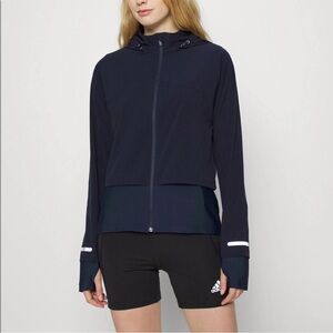 Sweaty Betty Fast Track Running Jacket Navy Blue